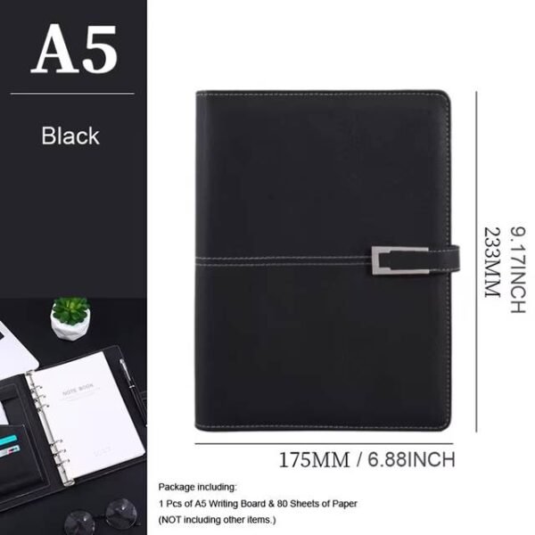 A5 Binder Notebook Notepad Refills Loose Leaf Notebook Diary Paper Card Organizer 2024 Agenda Planner Business Office Supplies